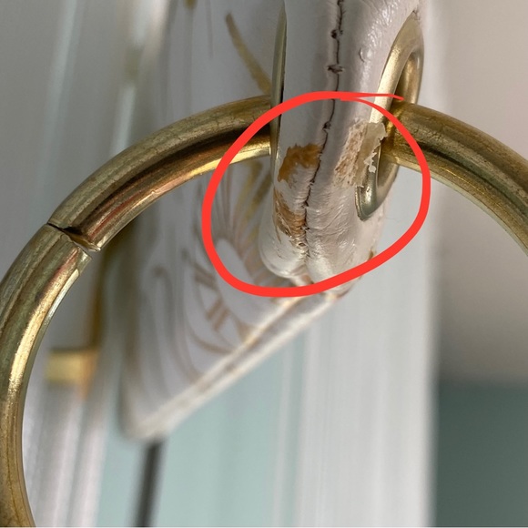 White and Gold Akdmks Purse NWT - Picture 11 of 16